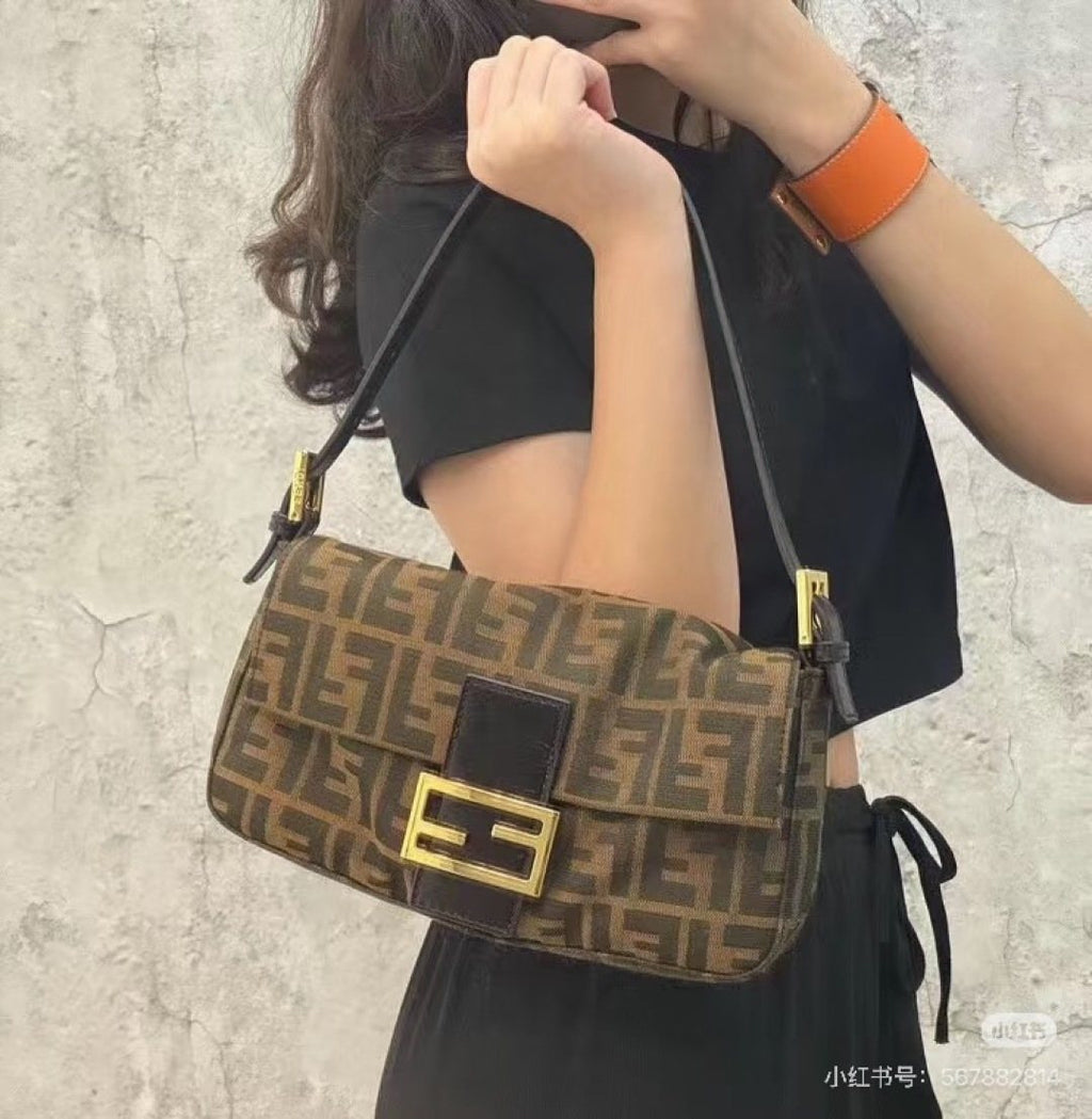 Fendi Monogram Flap Shoulder Bag — hero