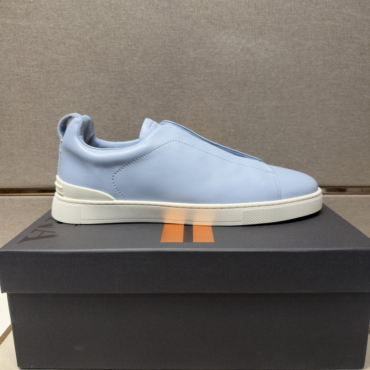 Zegna Low-Top Slip-On Sneakers — side